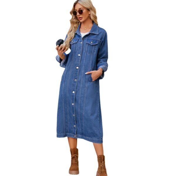 Women's Denim Rayon Coat