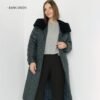 Women's Padded Jacket with Big Fur Collar