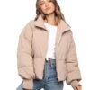 Women's Padded Stand-Collar Jacket