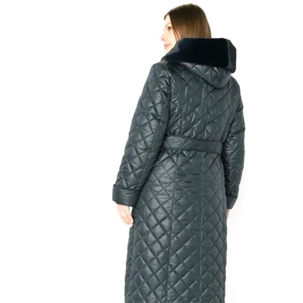 Women's Padded Jacket with Big Fur Collar