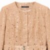 Belted Embellished Jacket