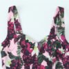 European And American Style Fashionable Elegant And Sexy Wide Swing Printing Dress