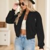 Belted Embellished Jacket  (2 Colors)