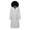 women's removable fur hood puffer coat