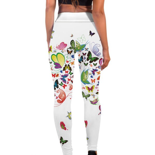 Women's Butterfly Printed Fitness Leggings (4 Colors)