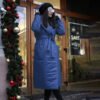 Women's Padded Ruff Collar Coat
