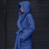 Women's Padded Ruff Collar Coat