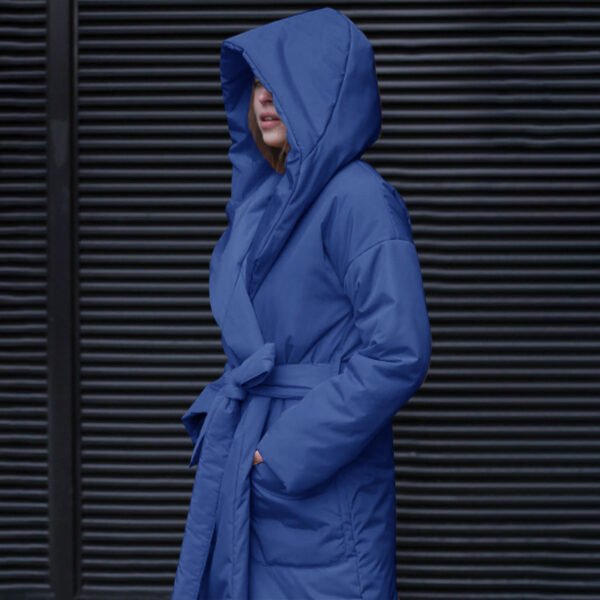 Women's Padded Ruff Collar Coat