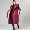 Women's Padded Ruff Collar Coat