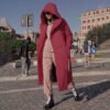 Women's Padded Ruff Collar Coat
