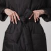 Women's Padded Ruff Collar Coat