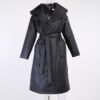 Women's Padded Ruff Collar Coat