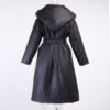 Women's Padded Ruff Collar Coat