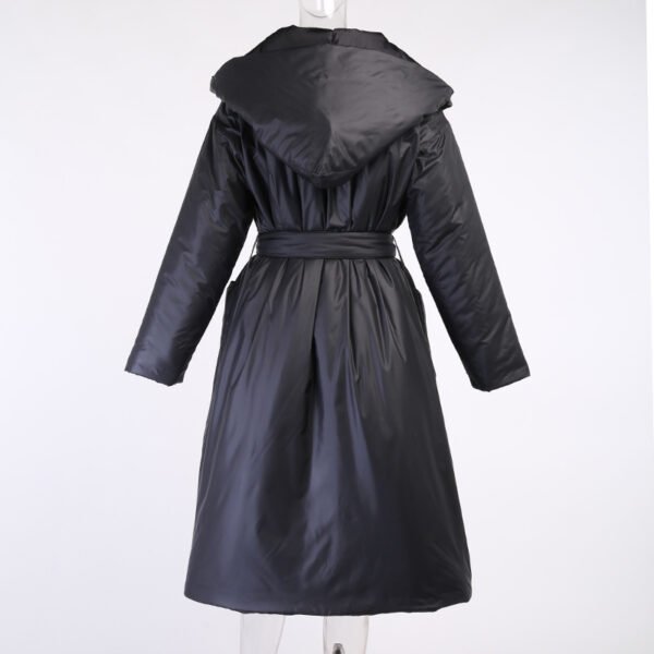 Women's Padded Ruff Collar Coat