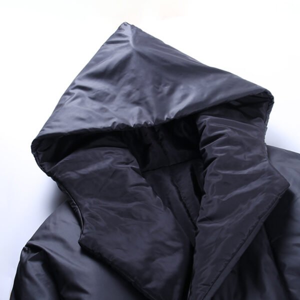 Women's Padded Ruff Collar Coat