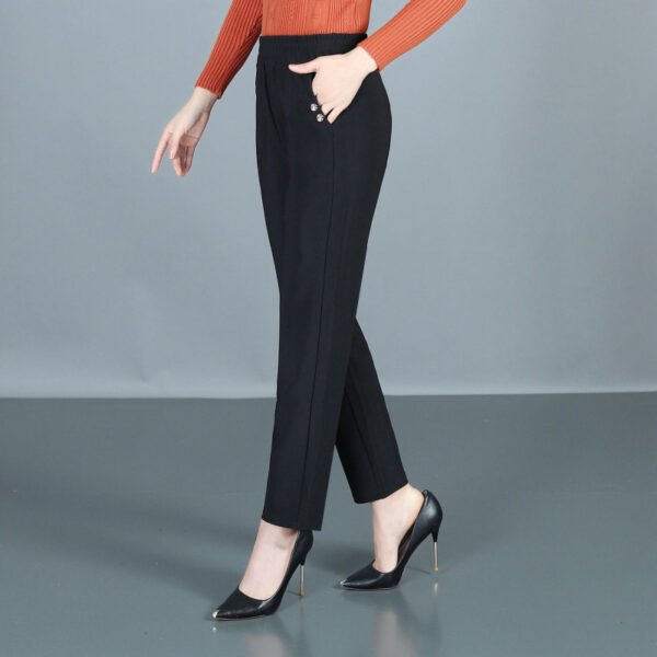 Women's High Waist Straight-Leg Pants (2 Colors)