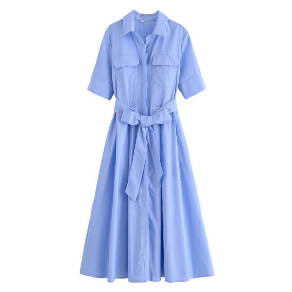 Design Sense Women's Clothing Slim Slimming Poplin Dress