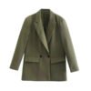 Loose Casual Double Breasted Blazer