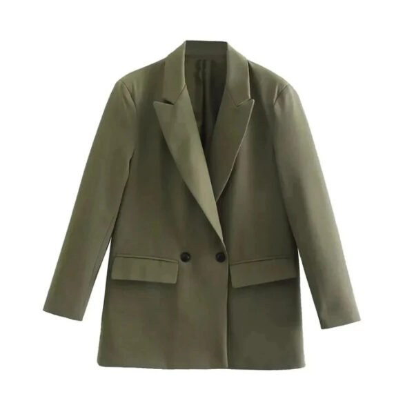 Loose Casual Double Breasted Blazer