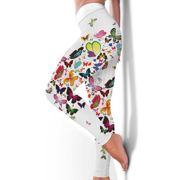 Women's Butterfly Printed Fitness Leggings (4 Colors)