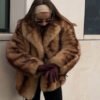Women's Faux Fur Spandex Coat
