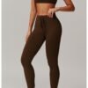 Women's High Waist Jinammonia Cloud Fabric Trousers (4  Colors)