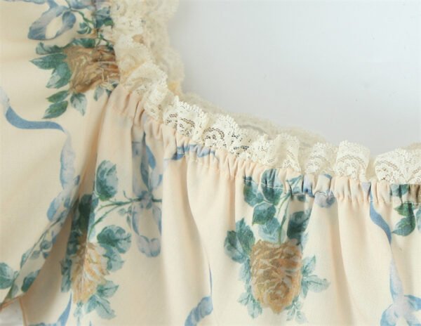 Women's Patterned Linen Midi Dress