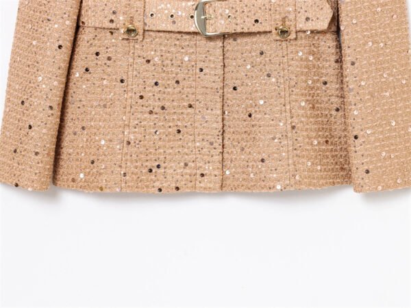 Belted Embellished Jacket