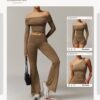 Women's Fold High Waist Bell-Bottom Pants (5 Colors)