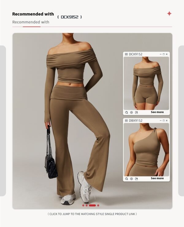 Women's Fold High Waist Bell-Bottom Pants (5 Colors)