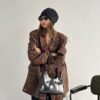 Women's Leopard Print Blazer