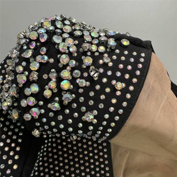 2e8c09f5-75f9-45b7-b2ca-dc179909632b Women Rhinestone One-piece Cross Dress