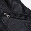 Women's Slim Fit Tassel Detail PU Leather Biker Jacket
