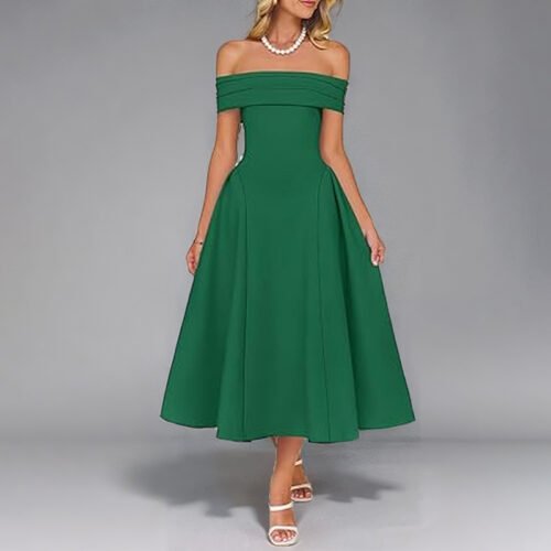 Women's Off-Shoulder Midi Dress