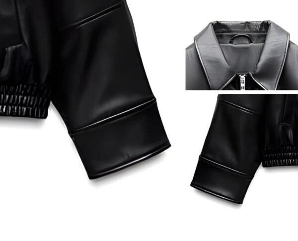 Women's Loose Fit Lapel Collar Regular Jacket