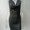 Summer Deep V-neck Dress Temperament Sling Backless Halter Dresses Women's Clothing