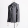 Women's Lace-Up Polyester Blazer