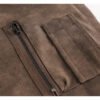 Teenagers Loose Fit Hooded PU Leather Cardigan Jacket