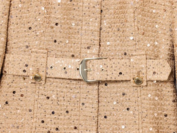 Belted Embellished Jacket