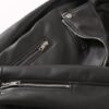 Women's Black Faux Leather Biker Jacket