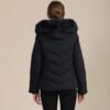 Women's Padded Jacket with Fur Hood