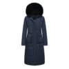 women's removable fur hood puffer coat