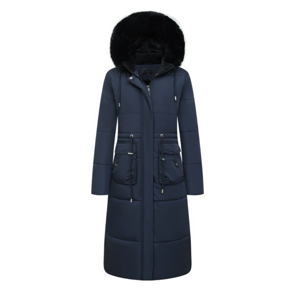 women's removable fur hood puffer coat