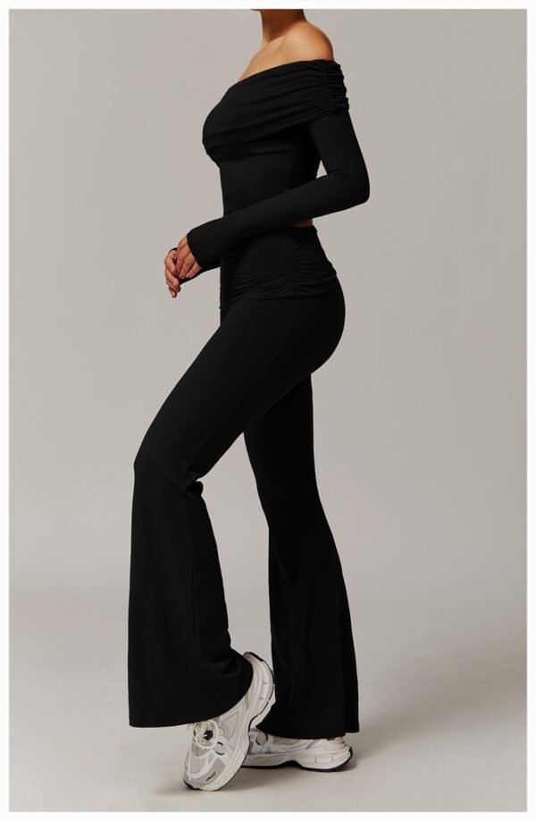 Women's Fold High Waist Bell-Bottom Pants (5 Colors)