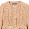 Belted Embellished Jacket