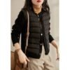 Ladies Warm Jacket with Knit Sleeves