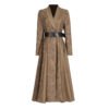 Women's Textured Belted Coat (2 Colors)