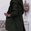 Women's Hooded Drawstring Waist Jacket (2 Colors)