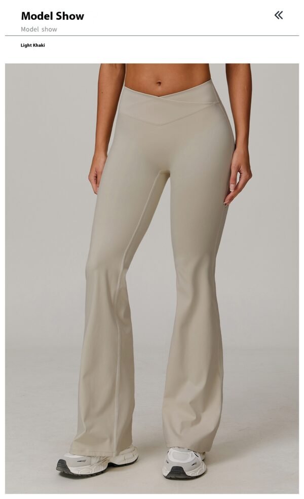 Women's Gold Ammonia Nude Feel Flared Leggings (4 Colors)