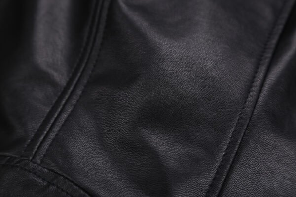 Women's Slim Fit Tassel Detail PU Leather Biker Jacket